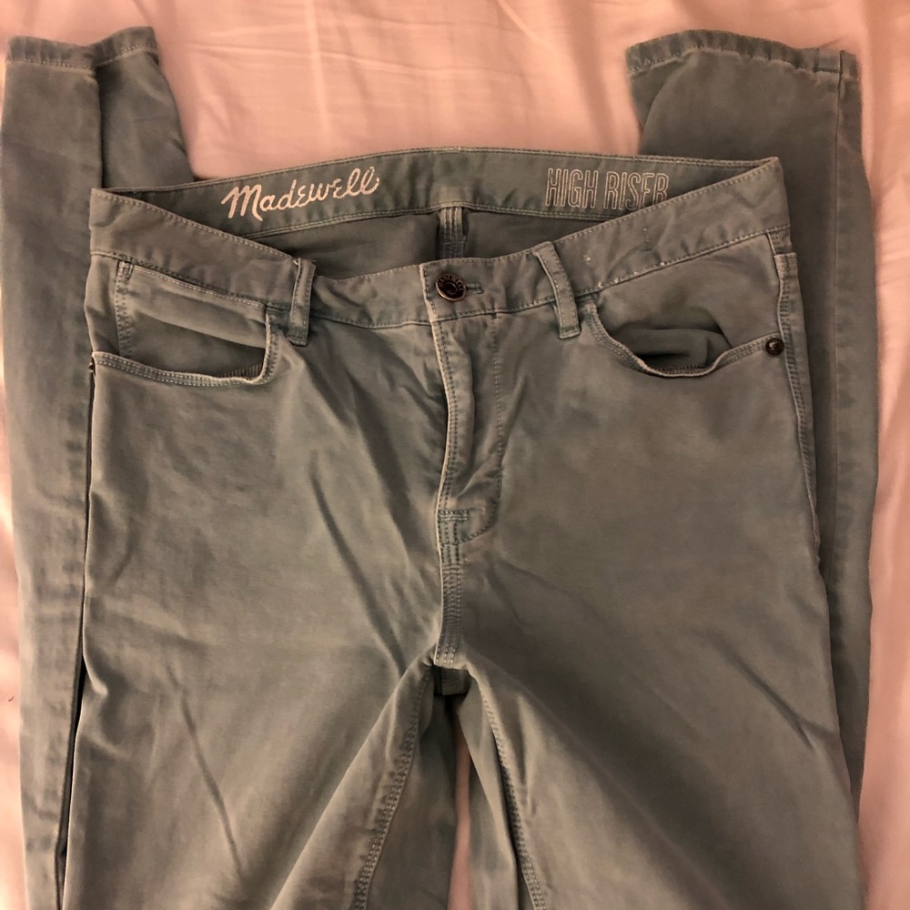 Madewell high riser stretchy jeans
